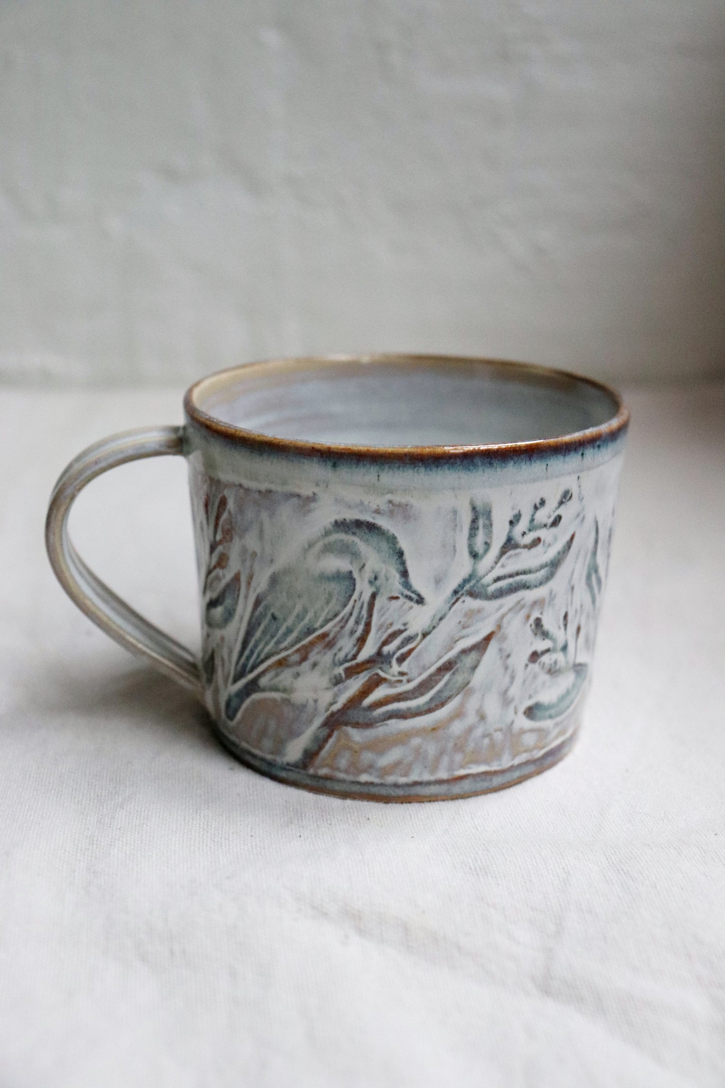 Sgraffitokopp - nötväcka