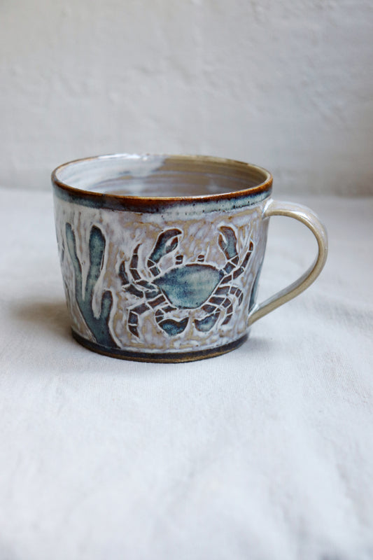 Sgraffitokopp - krabba