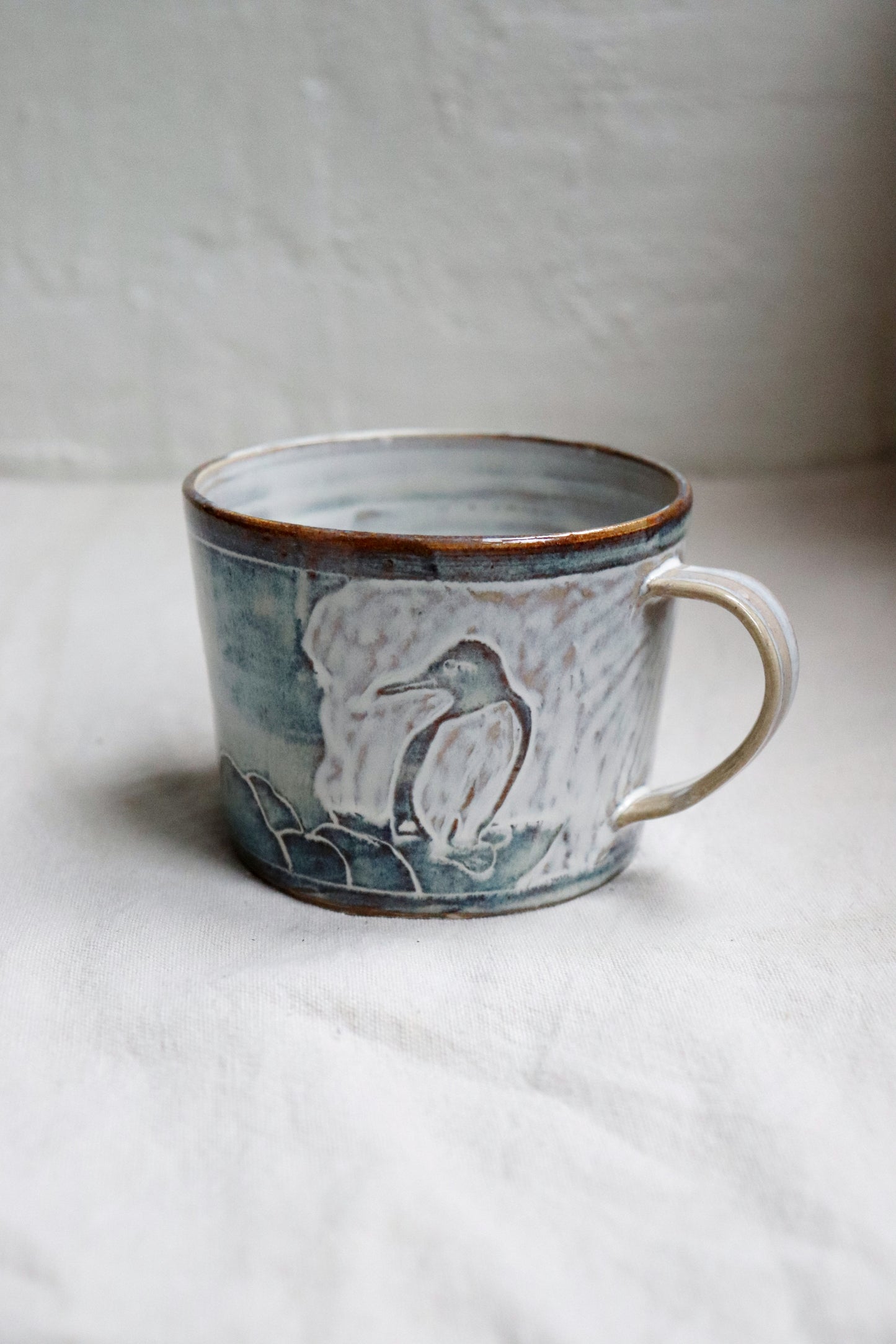 Sgraffitokopp - sillgrissla