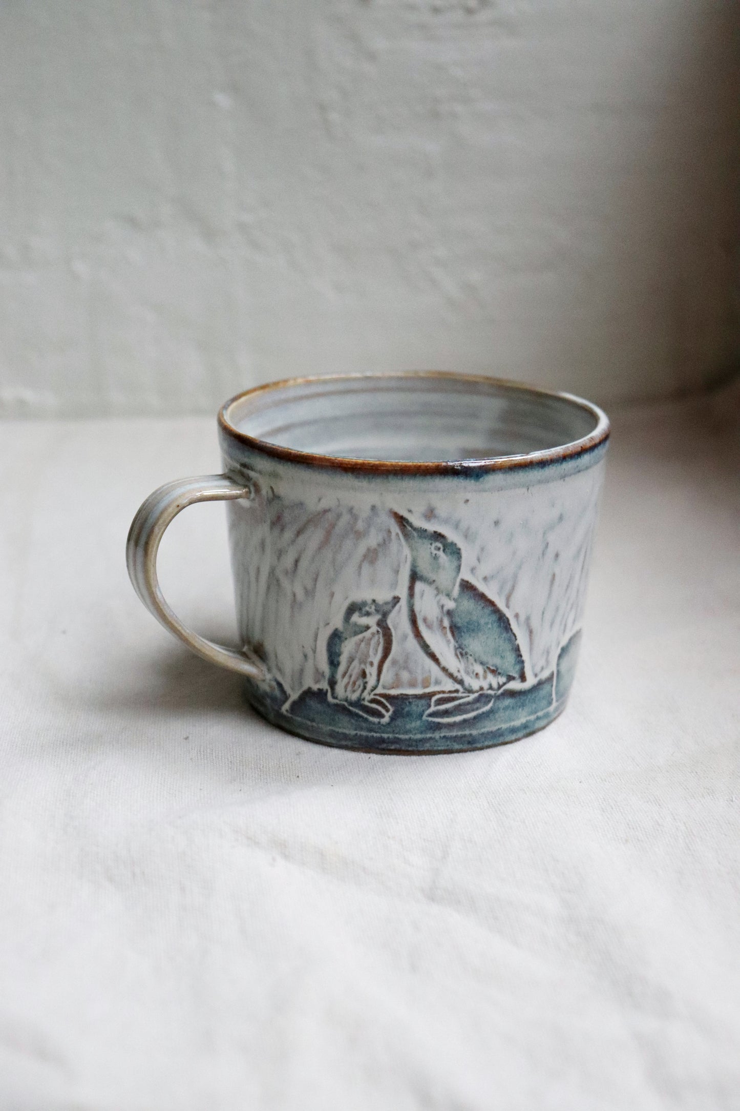 Sgraffitokopp - sillgrissla