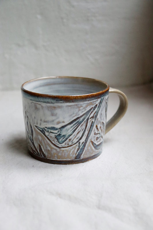 Sgraffitokopp - nötväcka