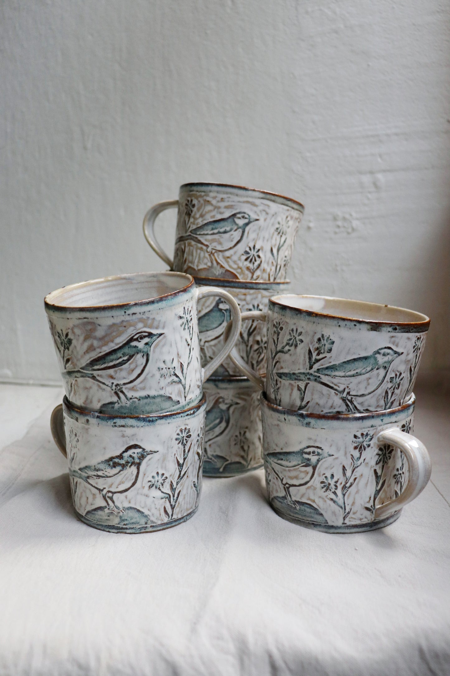 Sgraffitokopp - japansk ärla