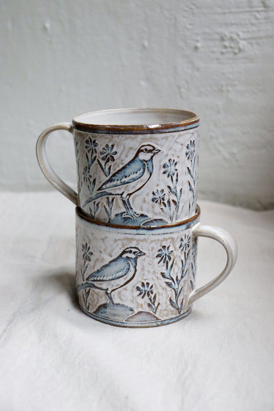 Sgraffitokopp - japansk ärla