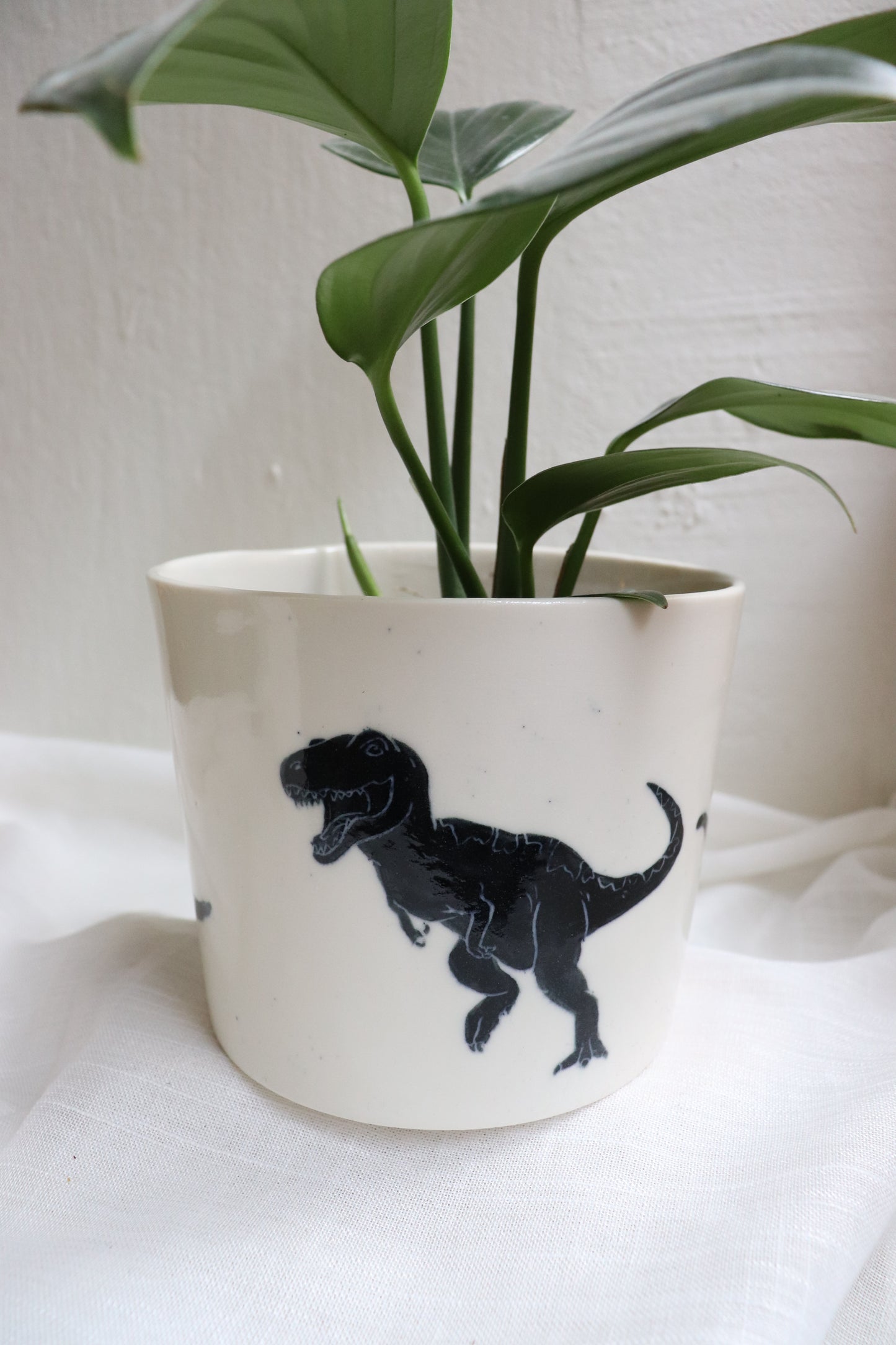 Porslinskruka - T-rex