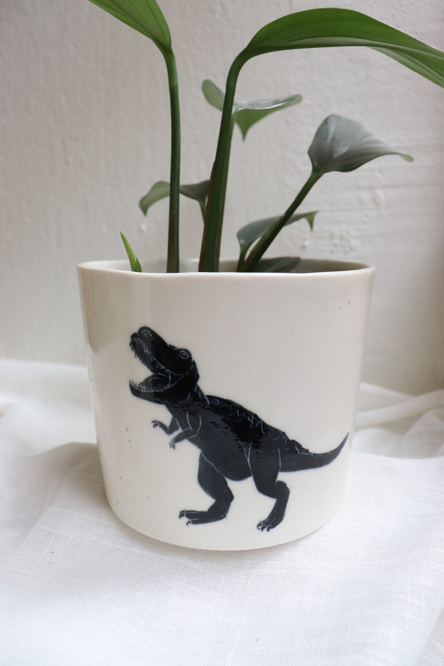 Porslinskruka - T-rex